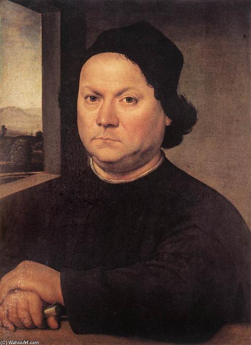 Wikioo.org - The Encyclopedia of Fine Arts - Painting, Artwork by Lorenzo Di Credi - Portrait of Perugino