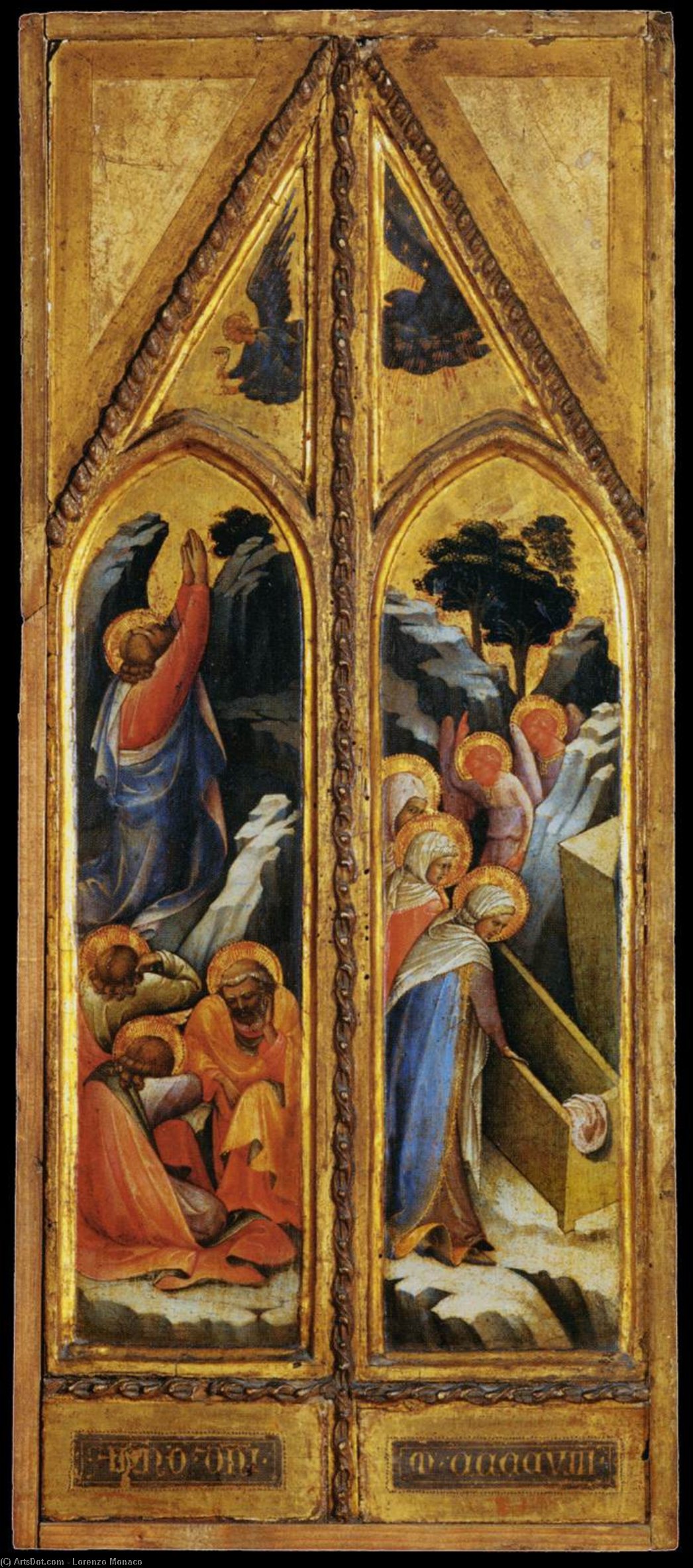 Wikioo.org - สารานุกรมวิจิตรศิลป์ - จิตรกรรม Lorenzo Monaco - Altarpiece
