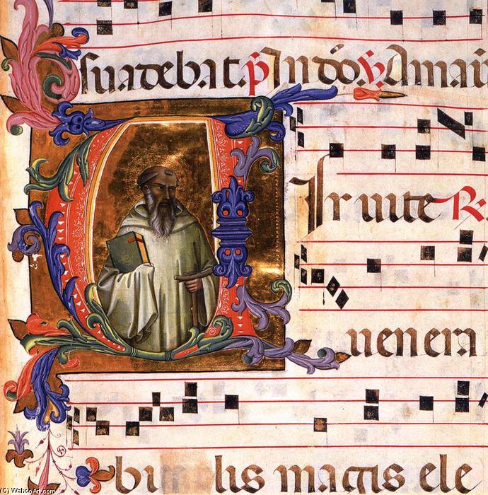 WikiOO.org - Encyclopedia of Fine Arts - Maľba, Artwork Lorenzo Monaco - Antiphonary (Choir Book 5)
