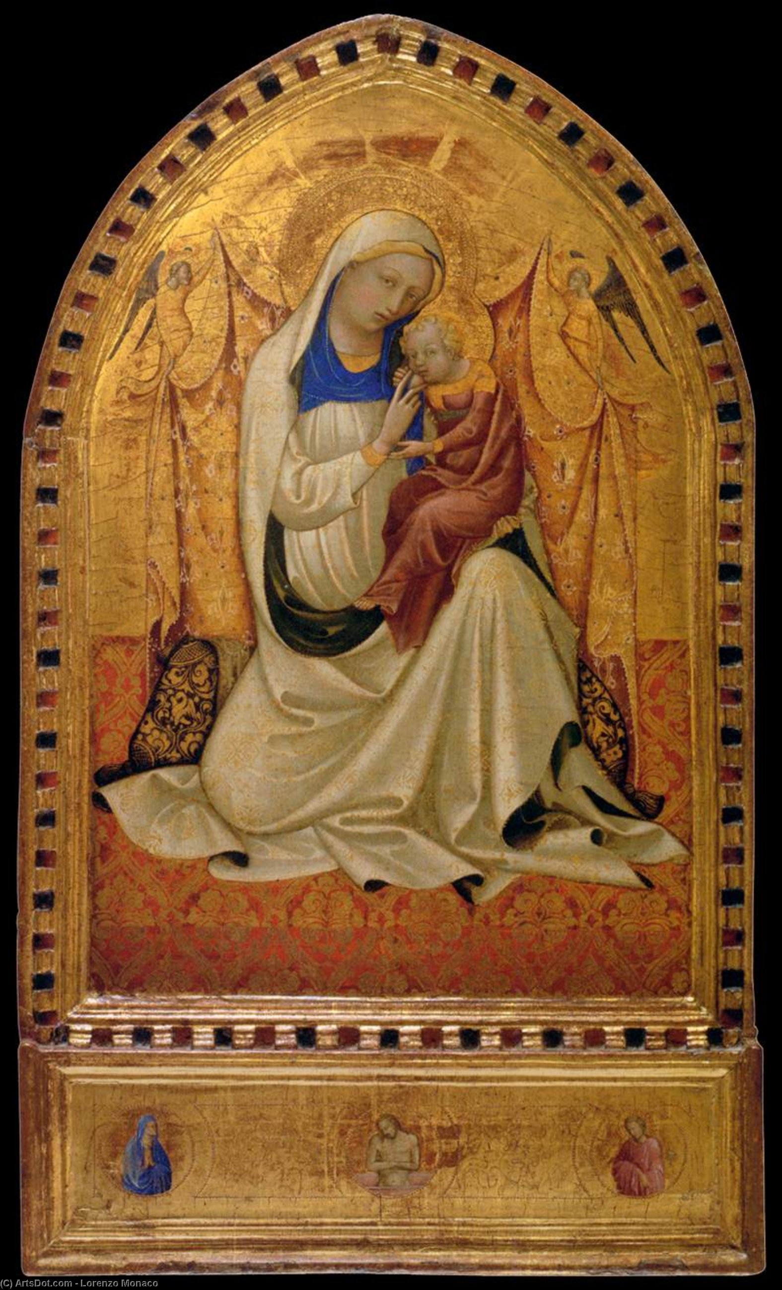 Wikioo.org - Bách khoa toàn thư về mỹ thuật - Vẽ tranh, Tác phẩm nghệ thuật Lorenzo Monaco - Madonna of Humility