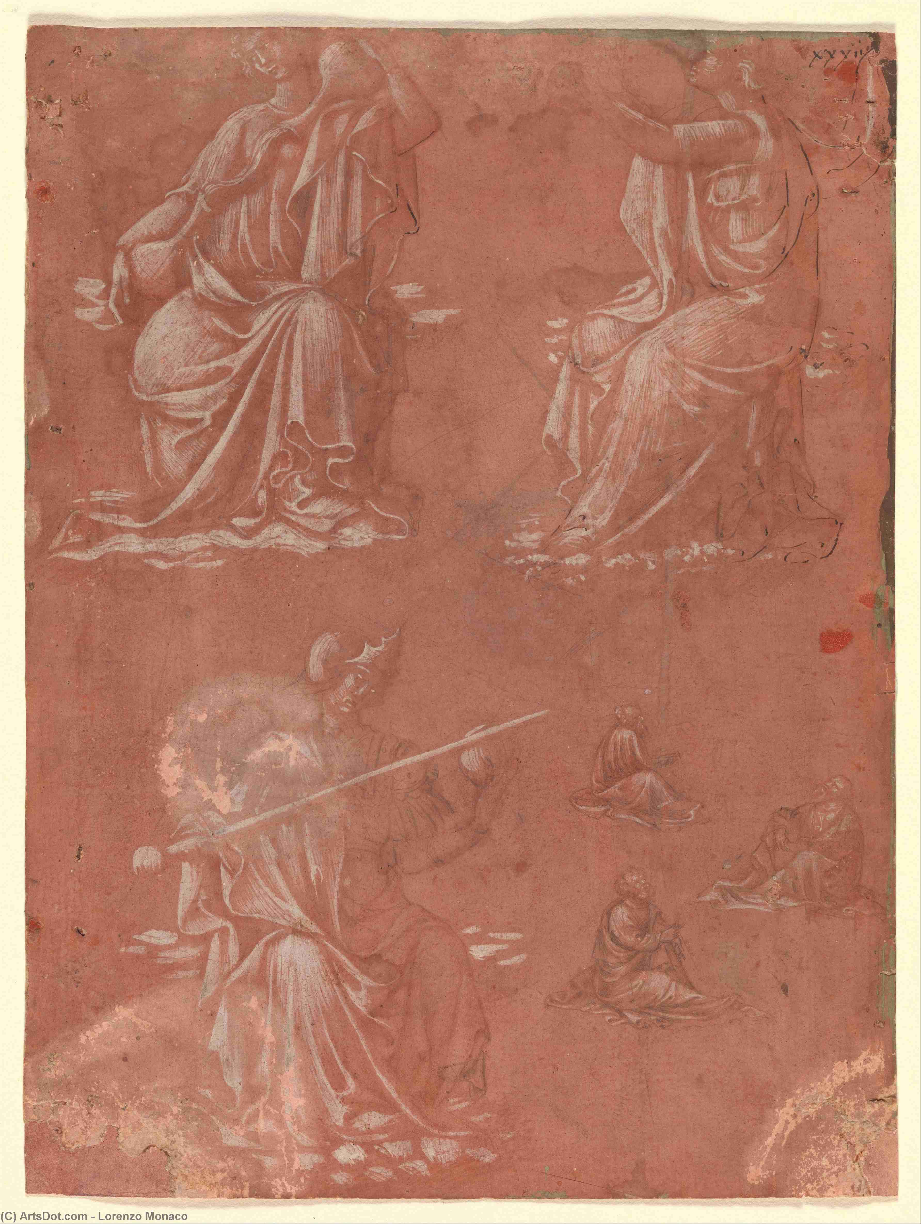 WikiOO.org - Encyclopedia of Fine Arts - Lukisan, Artwork Lorenzo Monaco - Studies