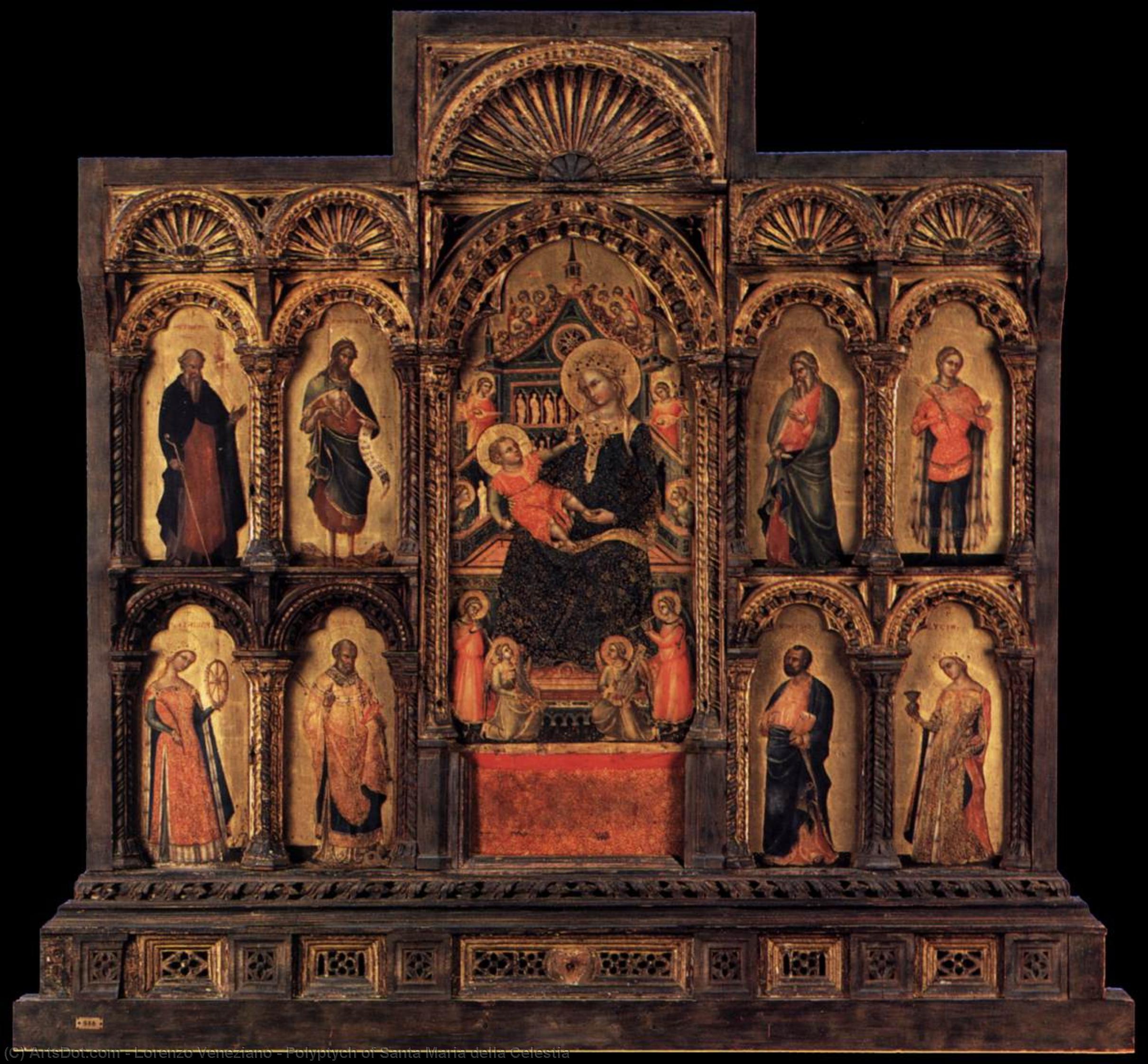 Wikioo.org - The Encyclopedia of Fine Arts - Painting, Artwork by Lorenzo Veneziano - Polyptych of Santa Maria della Celestia