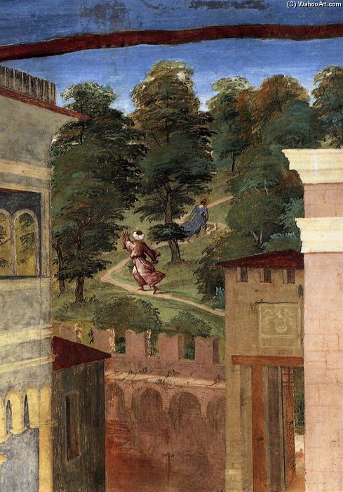 Wikioo.org – L'Enciclopedia delle Belle Arti - Pittura, Opere di Lorenzo Lotto - Legenda of S Barbara ( particolare )