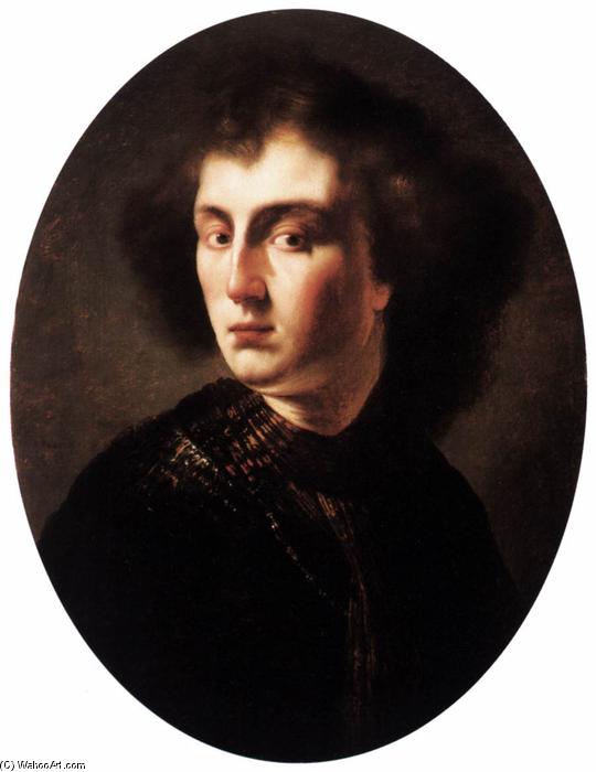 WikiOO.org - אנציקלופדיה לאמנויות יפות - ציור, יצירות אמנות Isaac De Jouderville - Bust of a Young Man