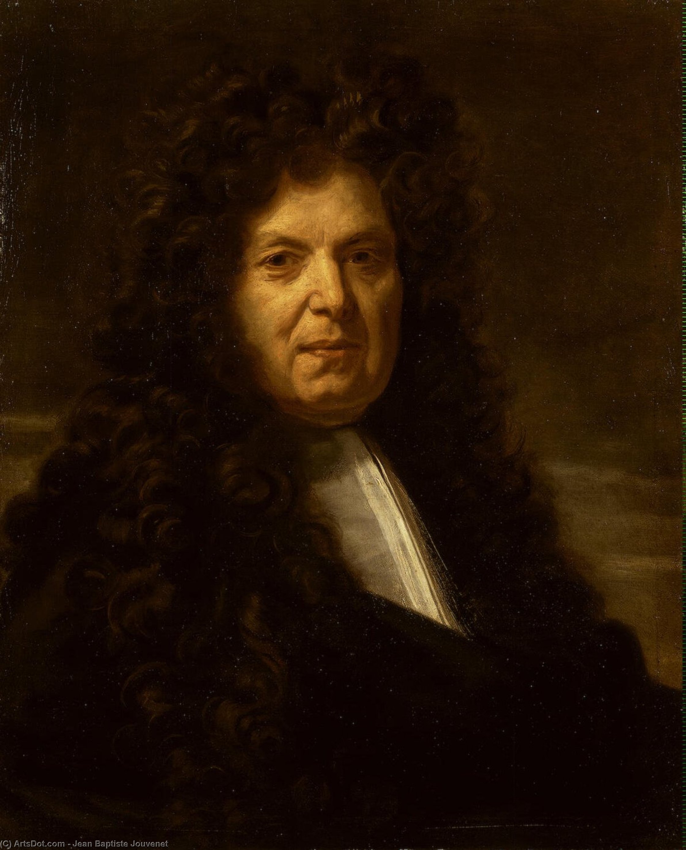 Wikioo.org – L'Enciclopedia delle Belle Arti - Pittura, Opere di Jean Baptiste Jouvenet - Ritratto di un uomo sconosciuto