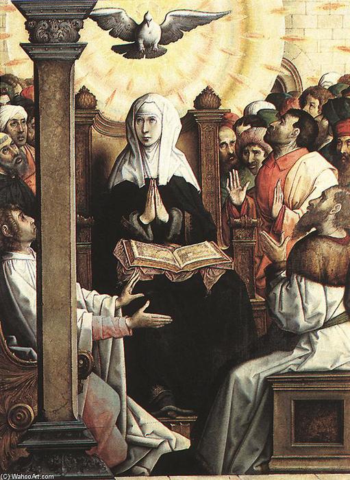 WikiOO.org - Encyclopedia of Fine Arts - Lukisan, Artwork Juan De Flandes - Pentecost