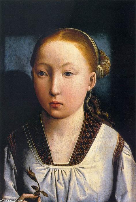 Wikioo.org - The Encyclopedia of Fine Arts - Painting, Artwork by Juan De Flandes - Portrait of an Infanta