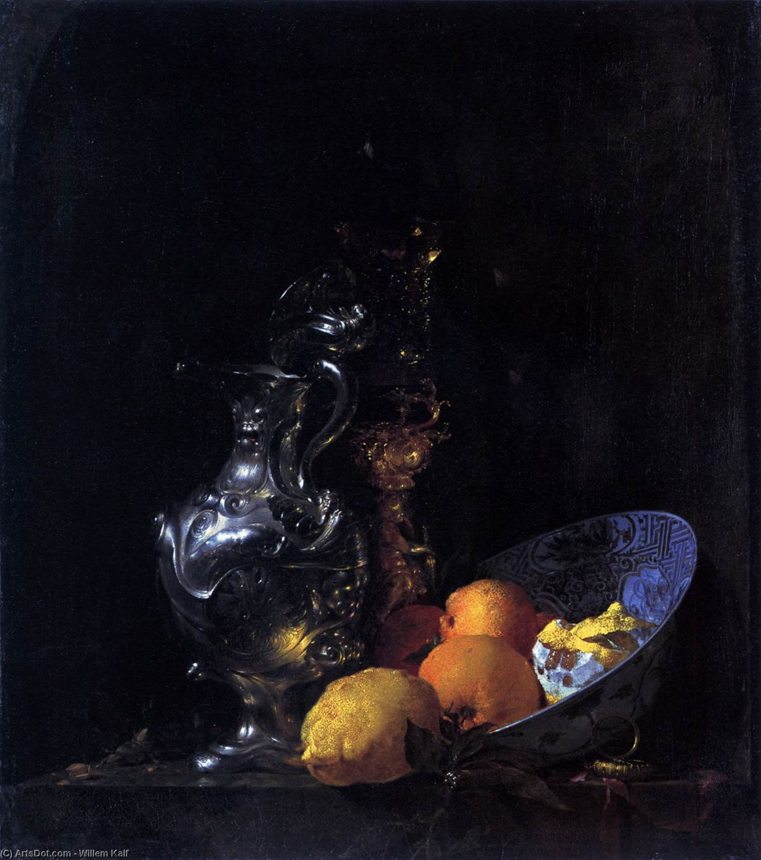 Wikioo.org – L'Encyclopédie des Beaux Arts - Peinture, Oeuvre de Willem Kalf - nature morte