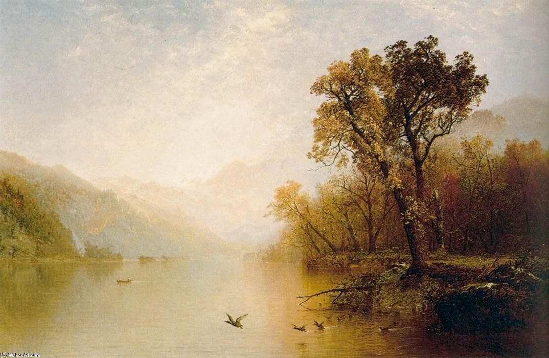 WikiOO.org - Енциклопедія образотворчого мистецтва - Живопис, Картини
 John Frederick Kensett - Lake George