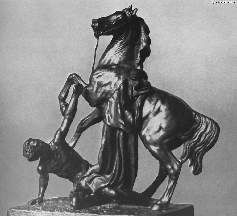 WikiOO.org – 美術百科全書 - 繪畫，作品 Pyotr Karlovich Klodt - 驯马（10）