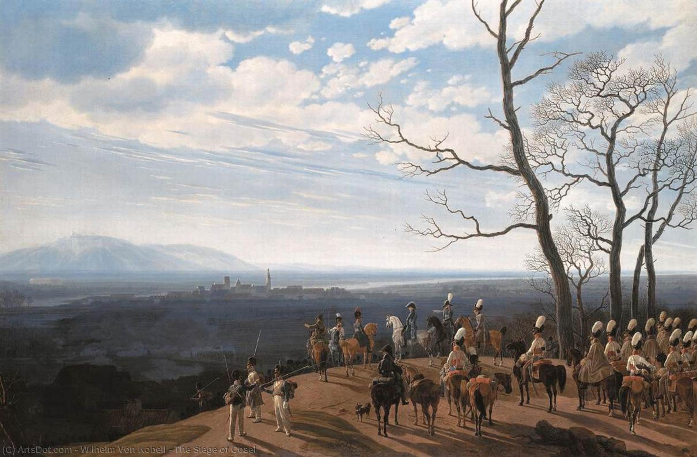 Wikioo.org – L'Enciclopedia delle Belle Arti - Pittura, Opere di Wilhelm Von Kobell - l'assedio di cosel