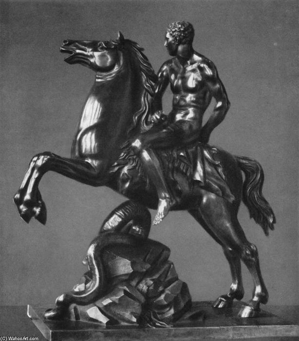 Wikioo.org - The Encyclopedia of Fine Arts - Painting, Artwork by Mikhail Ivanovich Kozlovsky - Hercules on Horseback