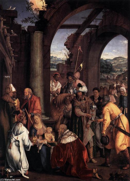 Wikioo.org - The Encyclopedia of Fine Arts - Painting, Artwork by Hans Süss Von Kulmbach - Adoration of the Magi