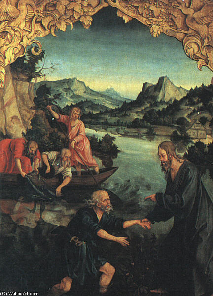 WikiOO.org - Енциклопедія образотворчого мистецтва - Живопис, Картини
 Hans Süss Von Kulmbach - The Calling of St Peter