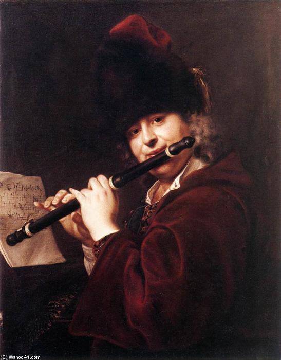 Wikioo.org - The Encyclopedia of Fine Arts - Painting, Artwork by Jan Kupecky - Portrait of the Court Musician Josef Lemberger