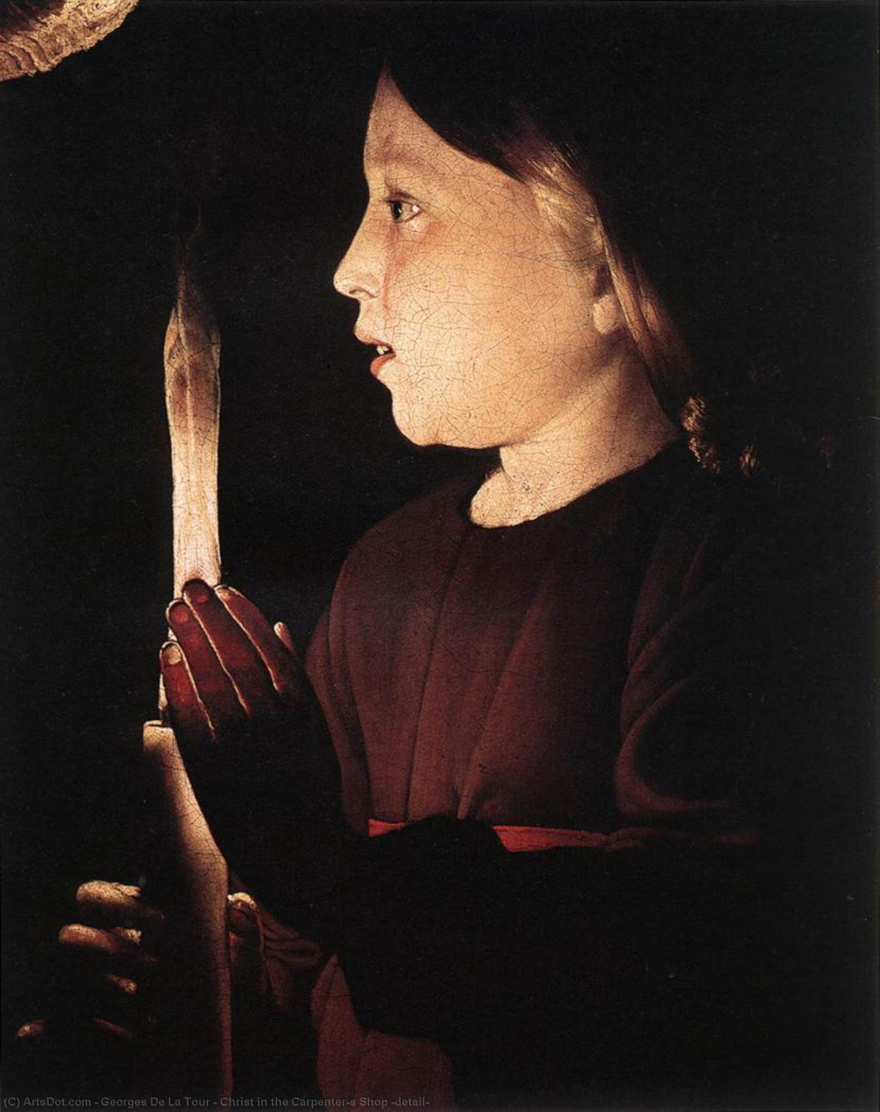 Wikioo.org - The Encyclopedia of Fine Arts - Painting, Artwork by Georges De La Tour - Christ in the Carpenter's Shop (detail)