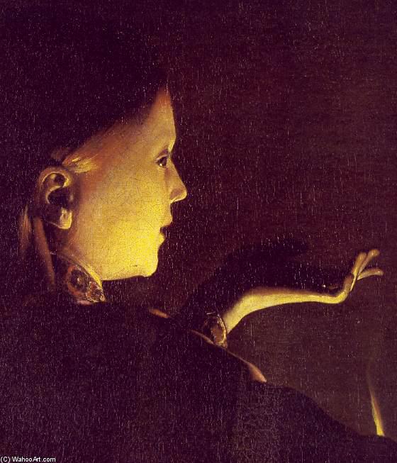 Wikioo.org - The Encyclopedia of Fine Arts - Painting, Artwork by Georges De La Tour - The Dream of St Joseph (detail)