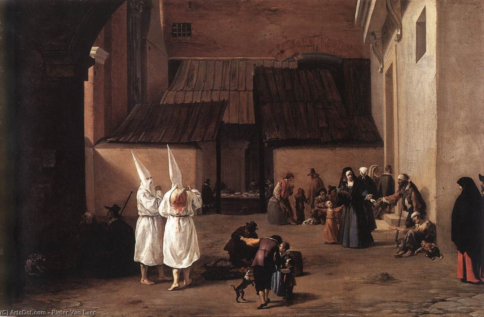 Wikioo.org – L'Enciclopedia delle Belle Arti - Pittura, Opere di Pieter Boddingh Van Laer - i flagellanti