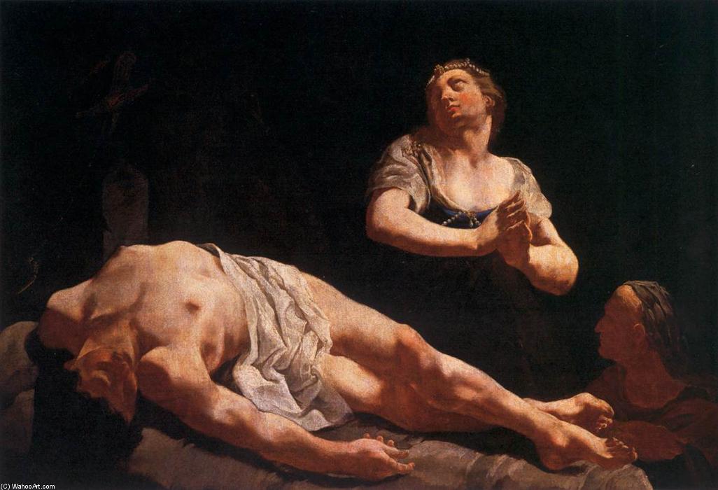 Wikioo.org - The Encyclopedia of Fine Arts - Painting, Artwork by Giulia Lama - Judith and Holofernes