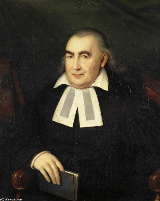 WikiOO.org - 백과 사전 - 회화, 삽화 Johann Baptist Ii Lampi - Portrait of a Pastor