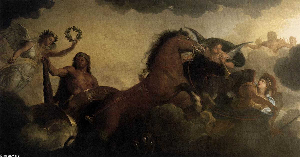 WikiOO.org - Енциклопедія образотворчого мистецтва - Живопис, Картини
 Charles Le Brun - Hercules (detail)