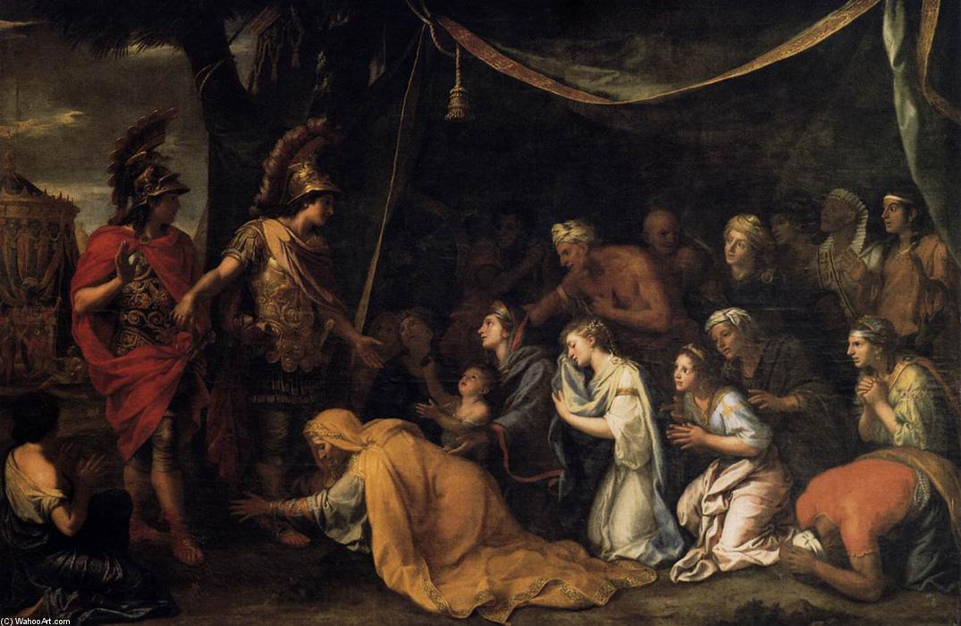 Wikioo.org – L'Enciclopedia delle Belle Arti - Pittura, Opere di Charles Le Brun - La famiglia di Dario davanti ad Alessandro