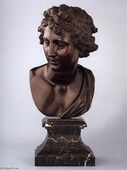 WikiOO.org - Encyclopedia of Fine Arts - Lukisan, Artwork Robert Le Lorrain - Bust of Apollo