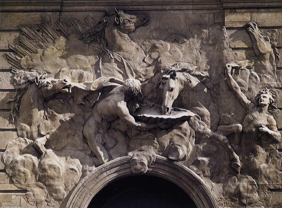 WikiOO.org - Güzel Sanatlar Ansiklopedisi - Resim, Resimler Robert Le Lorrain - The Horses of the Sun