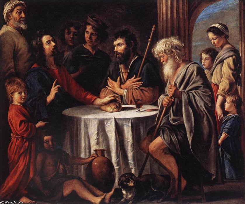 Wikioo.org - The Encyclopedia of Fine Arts - Painting, Artwork by Antoine (Brother) Le Nain - The Supper at Emmaus
