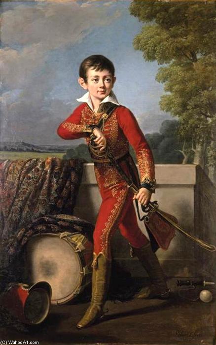Wikioo.org - The Encyclopedia of Fine Arts - Painting, Artwork by Robert Jacques François Lefèvre - Portrait of Anatole Demidoff