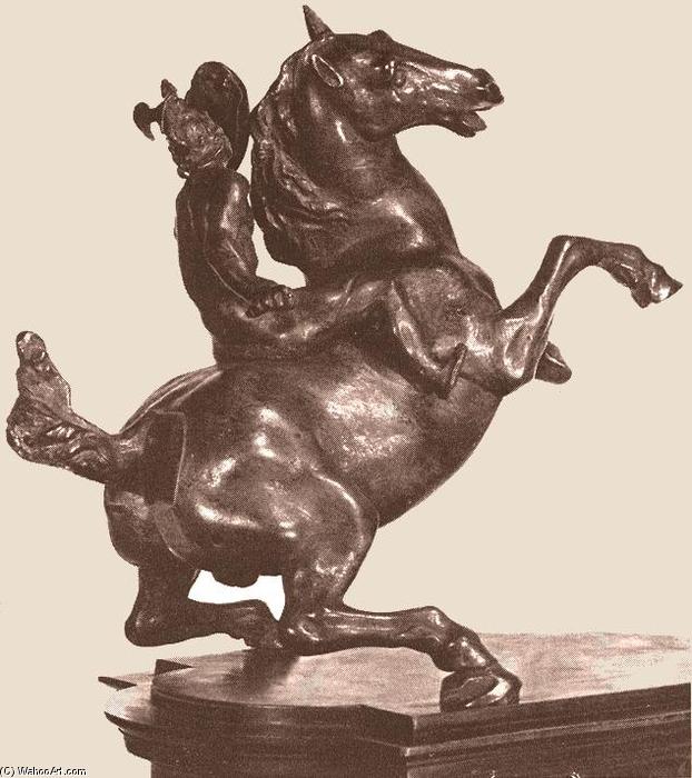 Wikoo.org - موسوعة الفنون الجميلة - اللوحة، العمل الفني Leonardo Da Vinci - Equestrian Statue
