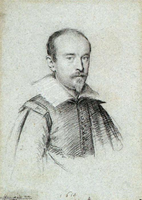 WikiOO.org - Encyclopedia of Fine Arts - Lukisan, Artwork Ottavio Leoni - Portrait of Guido Reni