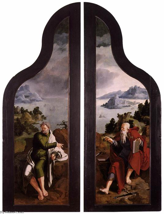 WikiOO.org - Encyclopedia of Fine Arts - Maľba, Artwork Lucas Van Leyden - The Last Judgment (outside wings)