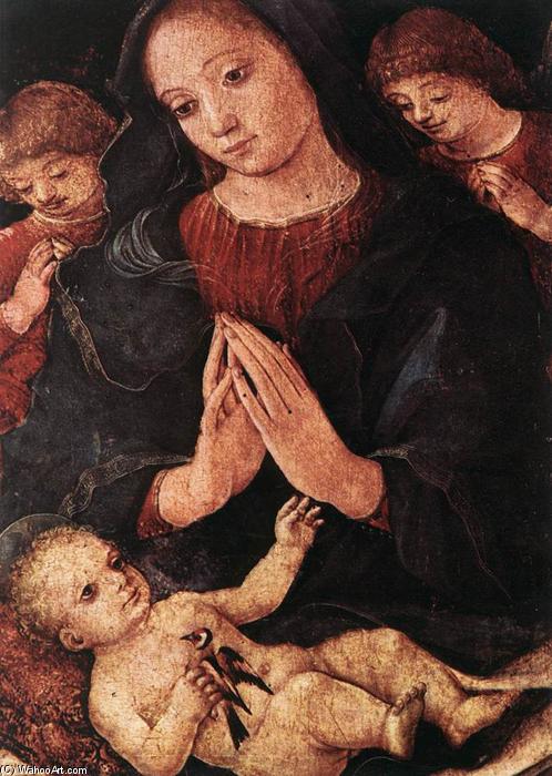 Wikioo.org - The Encyclopedia of Fine Arts - Painting, Artwork by Liberale Da Verona - Madonna del Cardellino