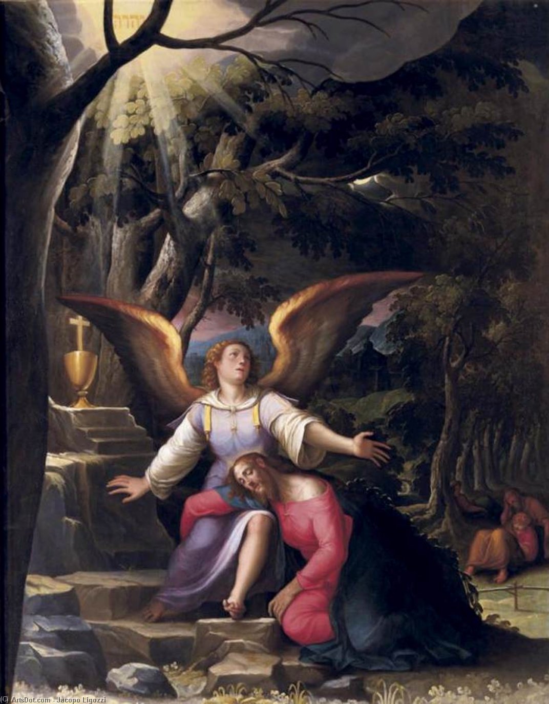 Wikioo.org – L'Enciclopedia delle Belle Arti - Pittura, Opere di Jacopo Ligozzi - Orazione nell orto