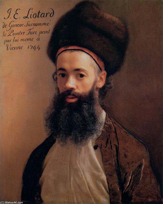 WikiOO.org - 백과 사전 - 회화, 삽화 Jean Étienne Liotard - Self-Portrait
