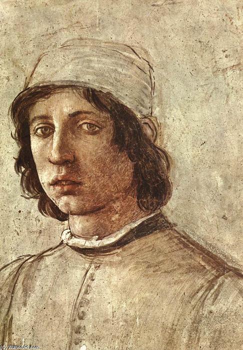 Wikioo.org - The Encyclopedia of Fine Arts - Painting, Artwork by Filippino Lippi - Self-Portrait (detail)