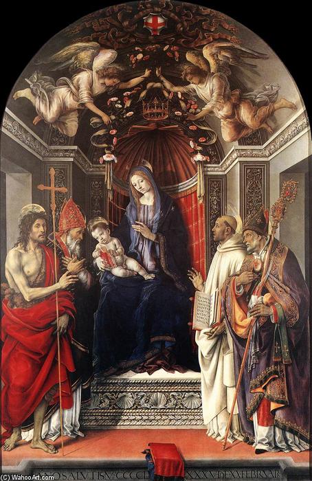 Wikoo.org - موسوعة الفنون الجميلة - اللوحة، العمل الفني Filippino Lippi - Signoria Altarpiece (Pala degli Otto)