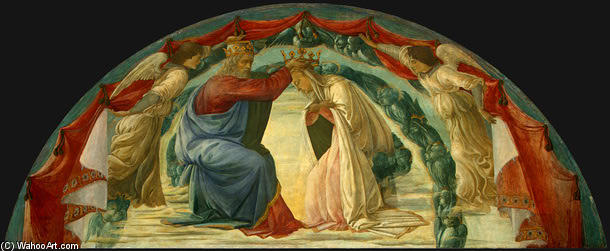 WikiOO.org - Enciklopedija dailės - Tapyba, meno kuriniai Filippino Lippi - The Coronation of the Virgin
