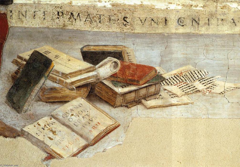 Wikioo.org – L'Enciclopedia delle Belle Arti - Pittura, Opere di Filippino Lippi - Trionfo di san Tommaso d Aquino nel eretici (particolare) (11)