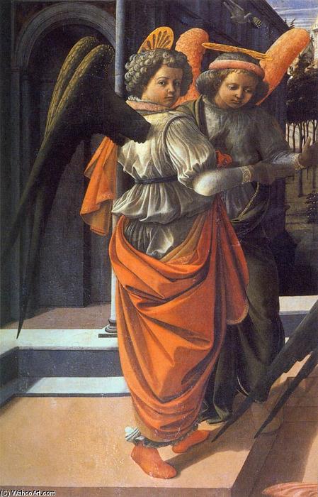 Wikioo.org - The Encyclopedia of Fine Arts - Painting, Artwork by Fra Filippo Lippi - Annunciation (detail) (18)