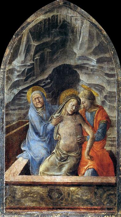 Wikioo.org - The Encyclopedia of Fine Arts - Painting, Artwork by Fra Filippo Lippi - Pietà