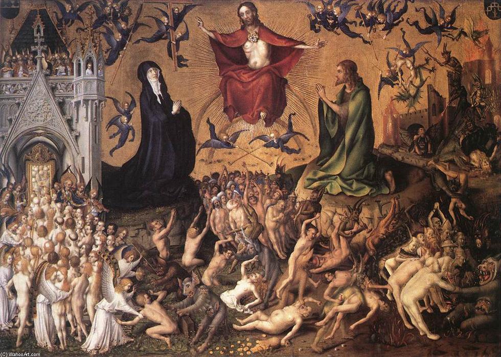 Wikioo.org - The Encyclopedia of Fine Arts - Painting, Artwork by Stefan Lochner - The Last Judgment