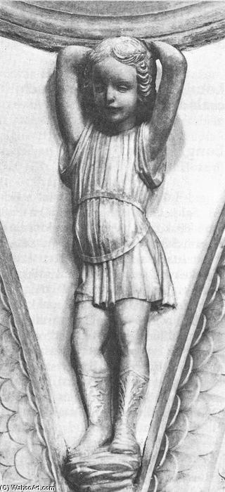 WikiOO.org – 美術百科全書 - 繪畫，作品 Pietro Lombardo -  天使