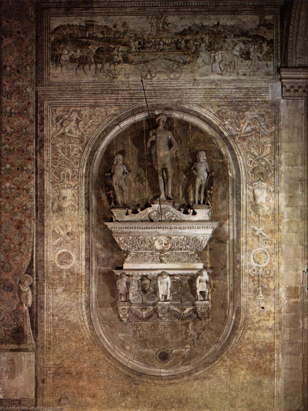 Wikioo.org - The Encyclopedia of Fine Arts - Painting, Artwork by Pietro Lombardo - Monument to Jacopo Marcello