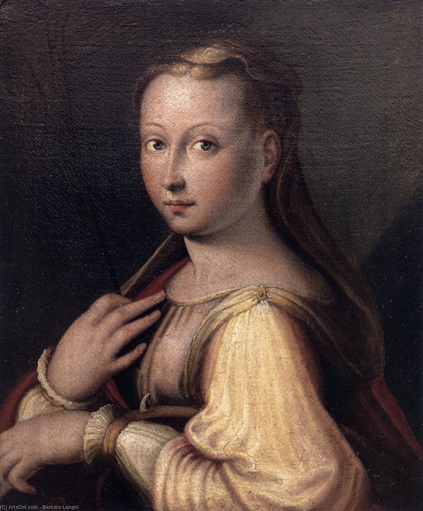 Wikioo.org - The Encyclopedia of Fine Arts - Painting, Artwork by Barbara Longhi - St Catherine of Alexandria