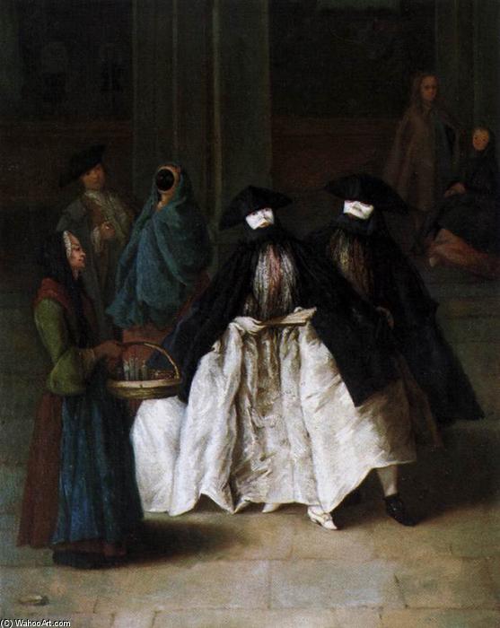 Wikioo.org - The Encyclopedia of Fine Arts - Painting, Artwork by Pietro Longhi - The Scent-Seller