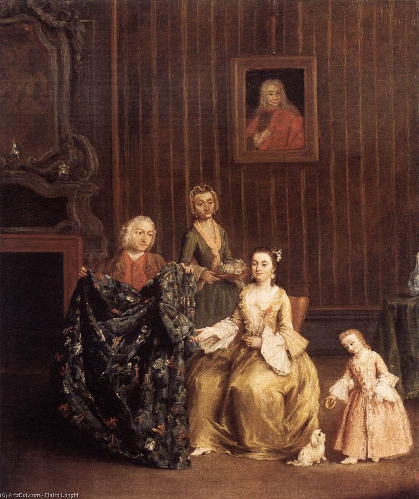 Wikioo.org - The Encyclopedia of Fine Arts - Painting, Artwork by Pietro Longhi - The Tailor