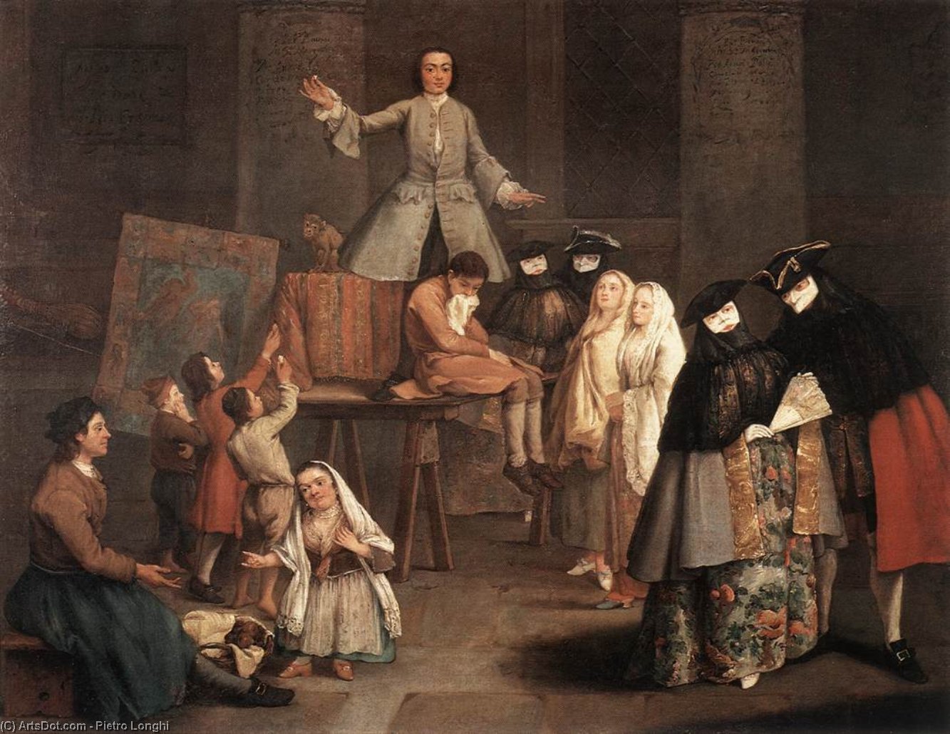 Wikioo.org - The Encyclopedia of Fine Arts - Painting, Artwork by Pietro Longhi - The Tooth Puller