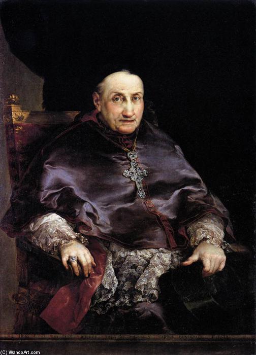 WikiOO.org - Encyclopedia of Fine Arts - Lukisan, Artwork Vicente López Y Portaña - Portrait of Don Juan Francisco Ximénez del Rio, Archbishop of Valencia